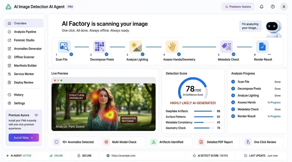 AI animation tutor — example of the AI tool dashboard software